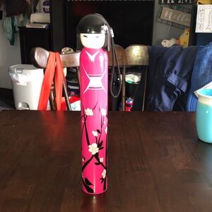 Pink Kokeshi Doll Umbrella